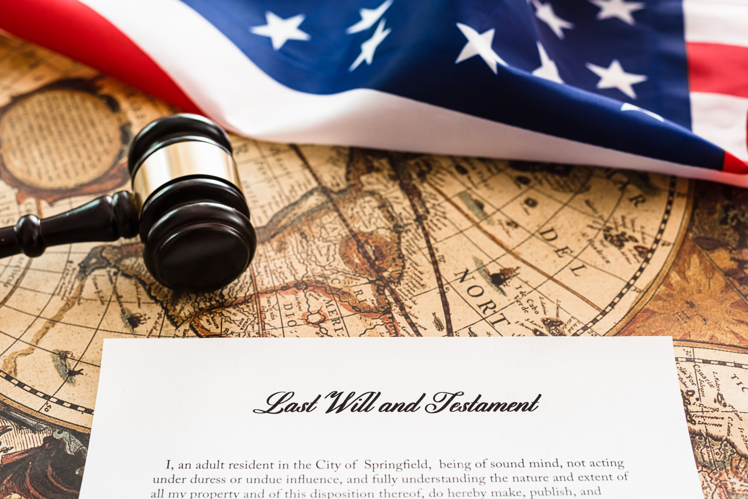 Last Will and Testament Document